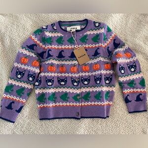 NWT Mini Boden Halloween Sweater size 6/7